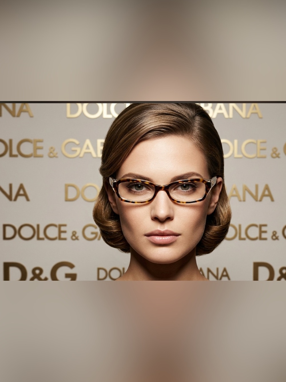 Authentic Dolce & Gabbana luxury designer signature prescription eyeglasses
